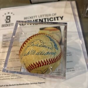Beckett Letter Authenticity 14 hall of famers offers ok selling my collection